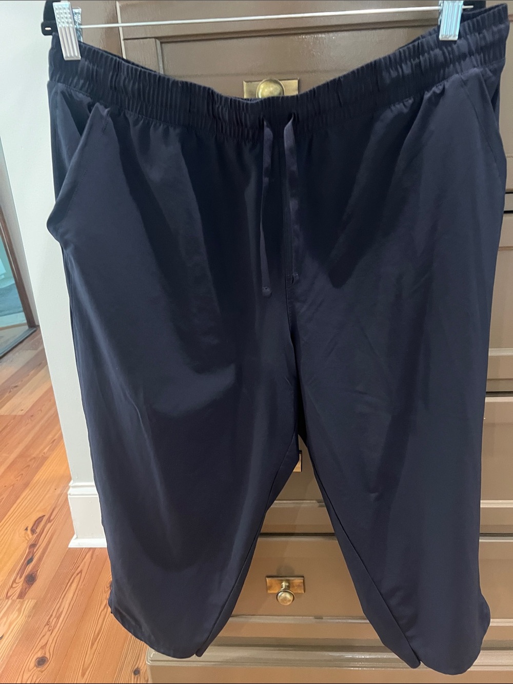 T by Talbots Navy Relaxed Drawstring Pants